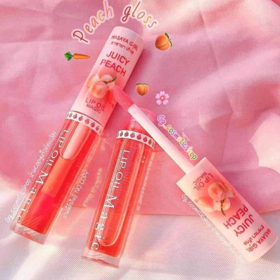 [New] Son Dưỡng Môi Có Màu Tráo Đào Lip Oil Magic Hasaya Girl Môi Căng Mọng ✅FLASH SALE✅
