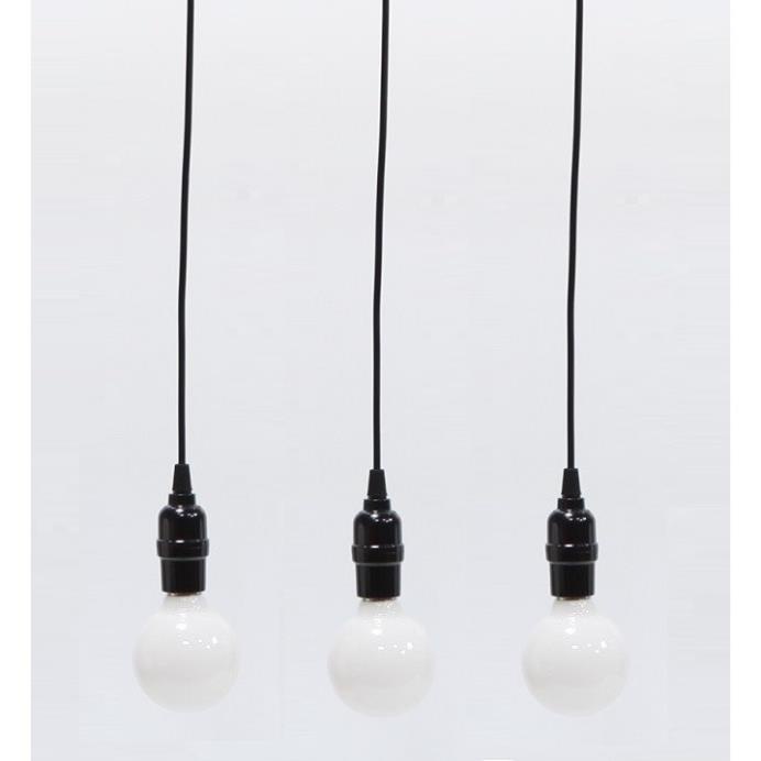 Bộ 3 đèn thả cổ điển Vintage bóng tròn trang trí G80 7W