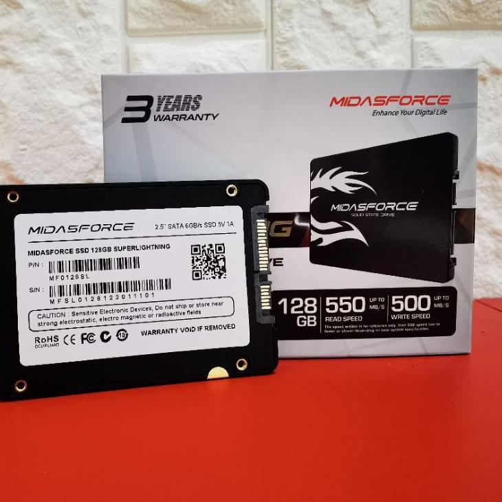 Ổ Cứng SSD 128GB Sata III 6GB / s 2.5" | Midas SSD 128GB 2.5 Inch ➢ ❉ | BigBuy360 - bigbuy360.vn