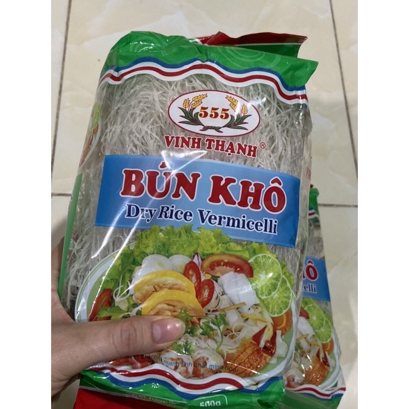 1kg bún gạo khô Vinh Thạnh 555 dai ngon