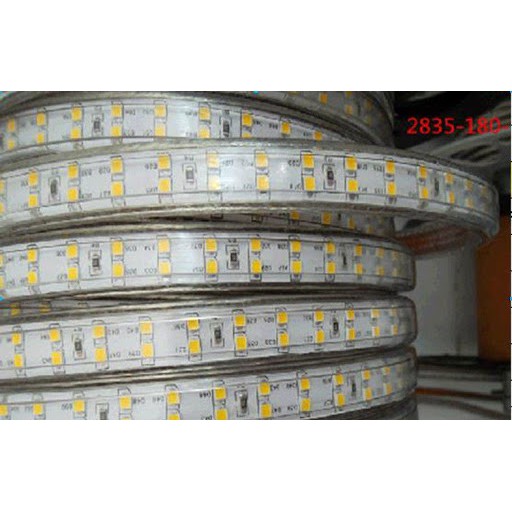 Đèn Led dây đôi 2835 , ống nhựa 220V 20m trở lên Tặng Nguồn
