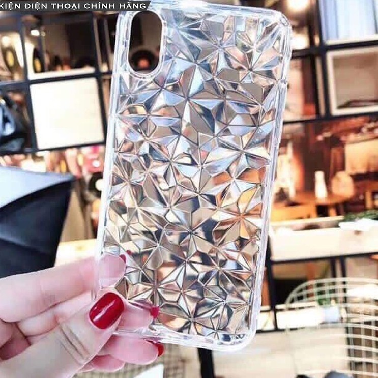 Ốp 3D Kim Cương Dẻo trong suốt cho iphone 5g / 6 / 6s / 7 / 8 / se / plus / x / xs / xsmax, samsung j4 / j6 plus