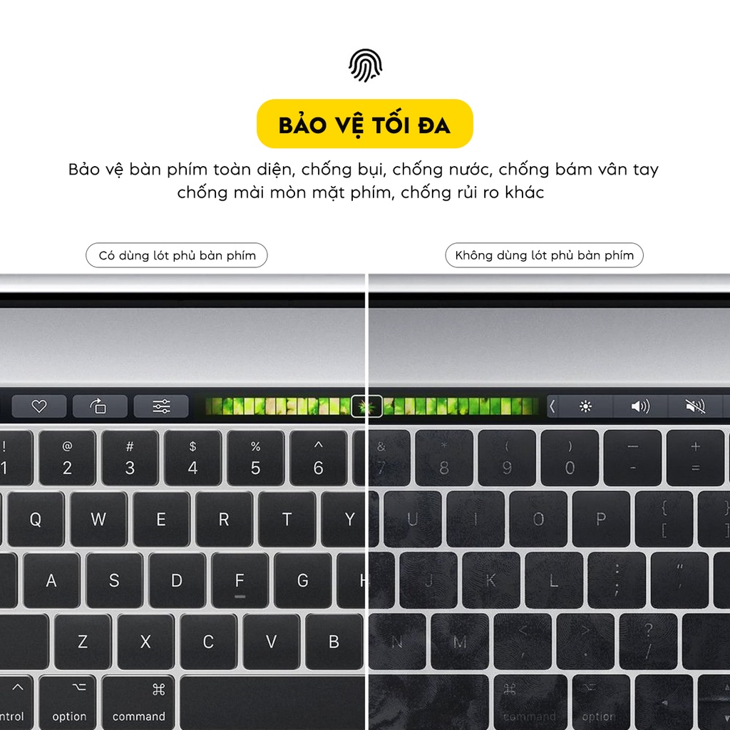 Lót Phím Đen Silicon Bảo Vệ Bàn Phím Macbook Chống Bụi Bẩn, Chống Nước, Mềm Mại Lucas