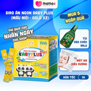 Siro Ăn Ngon Baby Plus New Cho Bà Bầu, Trẻ Em, Siro Giúp Tiêu Hoá Khoẻ, Ăn Ngon Ngủ Ngon Cho Bé, Tăng Cân Chống Táo Bón