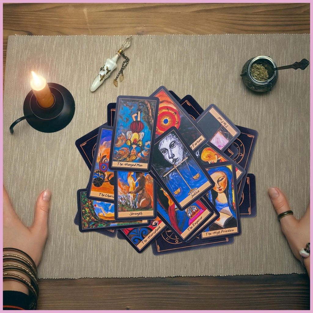 Bộ Bài Tarot Tiếng Anh Fate Divination shinvn Chất Lượng Cao