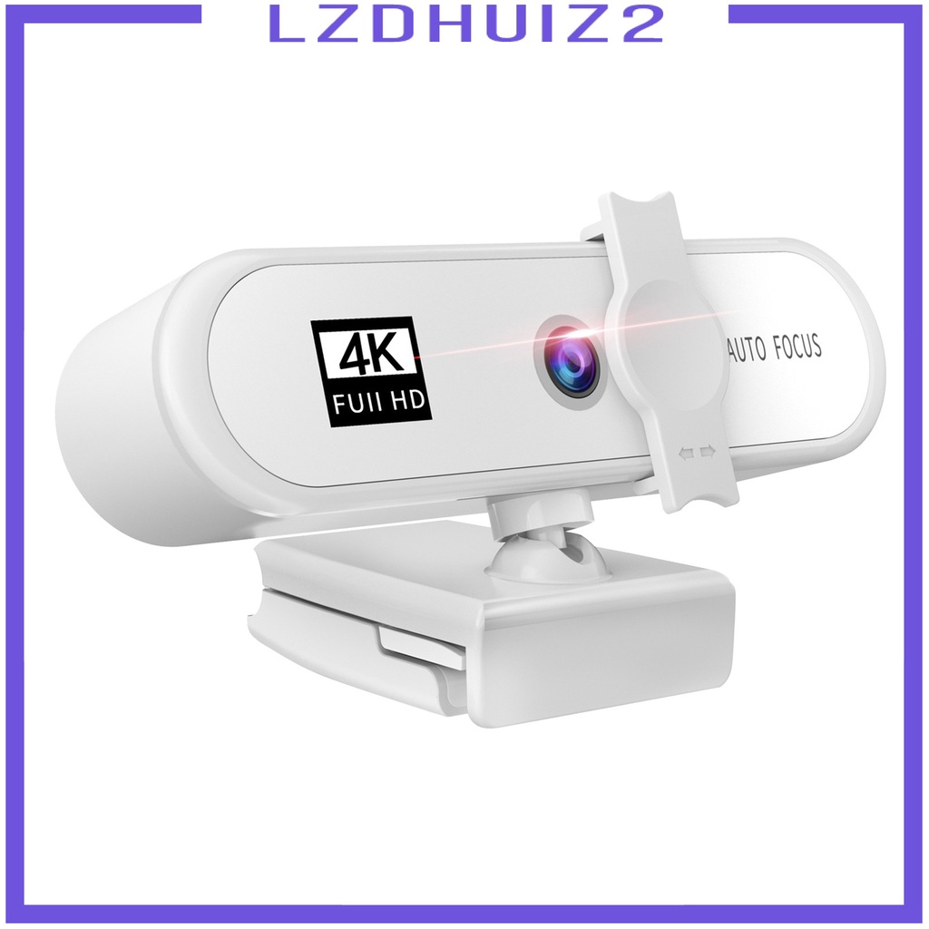 Webcam 4K 8MP HD Tự Động Lấy Nét Tích Hợp Mic Cho Laptop / PC