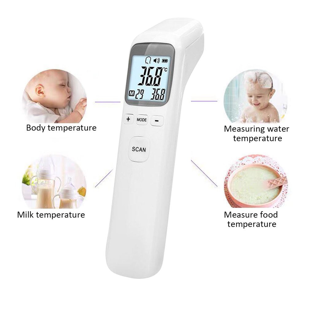 kế hồng ngoại y tế Di động Không tiếp xúc Vật thể cầm tay Đo nhiệt độ Infrared Thermometer di infrared thermometer không thể kế hồng nhiệt