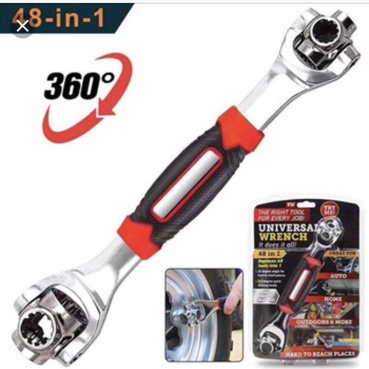 [FREESHIP] Dụng Cụ Sửa Chữa Cờ Lê Đa Năng Univesal 8 Đầu Xoay.