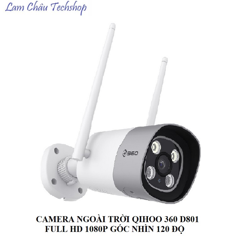 CAMERA NGOÀI TRỜI QIHOO 360 D801 FULL HD 1080P GÓC NHÌN 120 ĐỘ