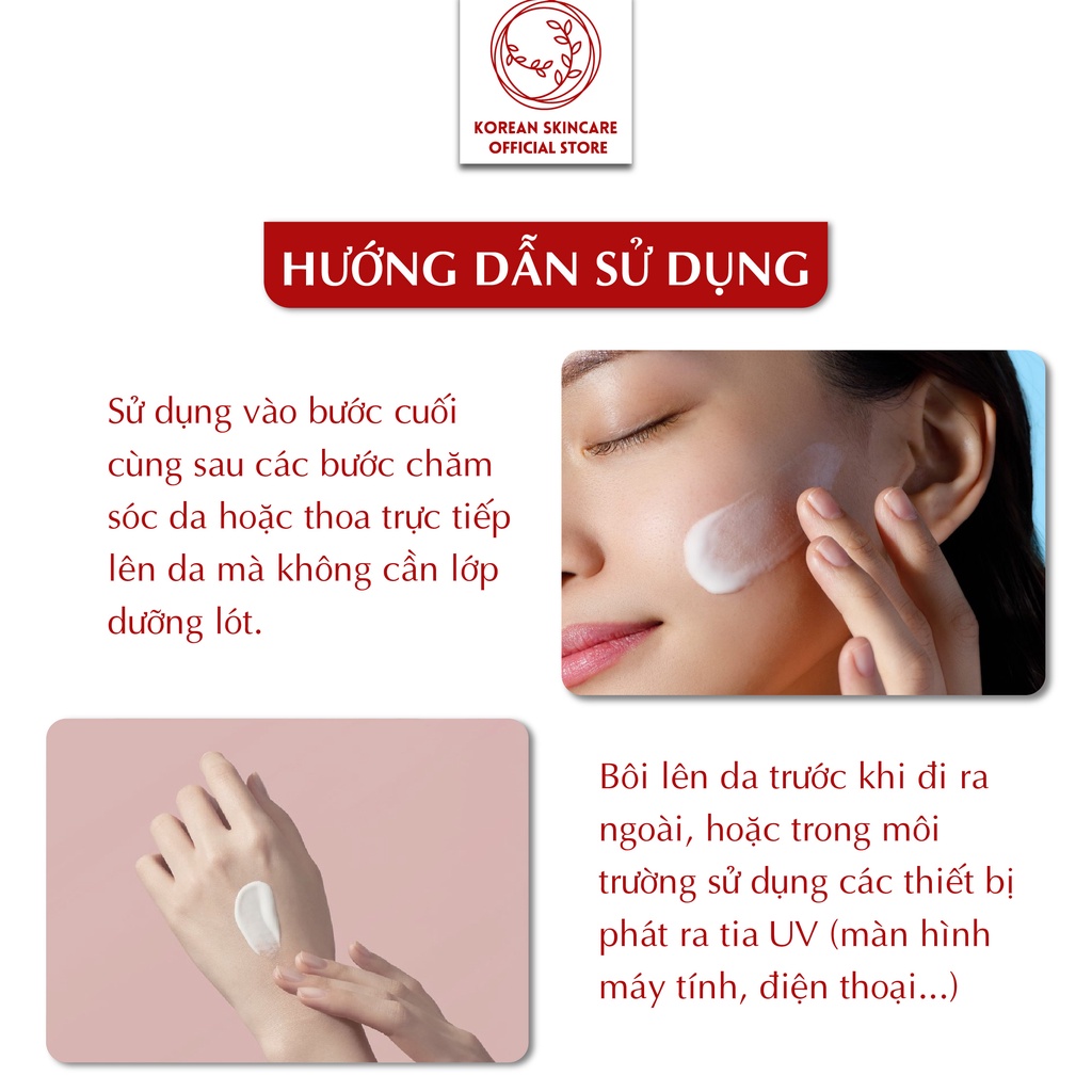 Kem chống nắng nâng tông Moolda Clamine Pink Sun PA++++ SPF50+ 150ml kiểm soát bã nhờn, nâng tông hồng nhẹ