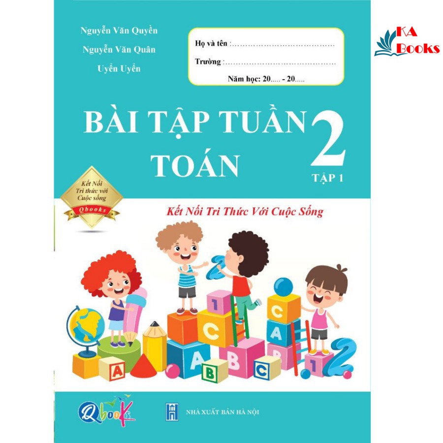 Sách - Combo Bài Tập Tuần và Đề Kiểm Tra Toán - Tiếng Việt lớp 2 - Kết nối tri thức với cuộc sống - Cả Năm (8 cuốn)