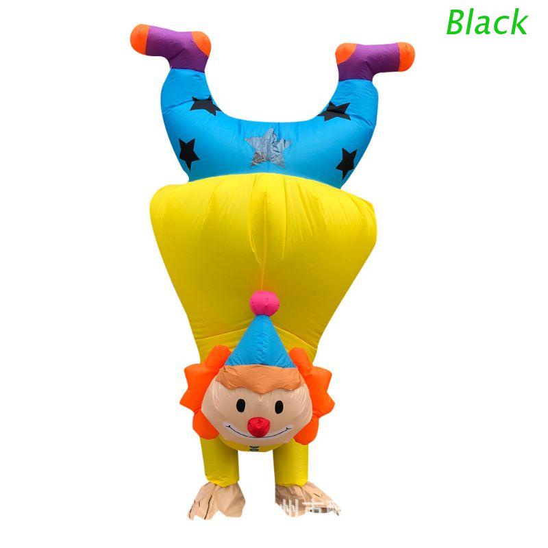 Đen Bộ Đồ Bơm Hơi Hóa Trang Chú Hề Vui Nhộn Cho Người Lớn