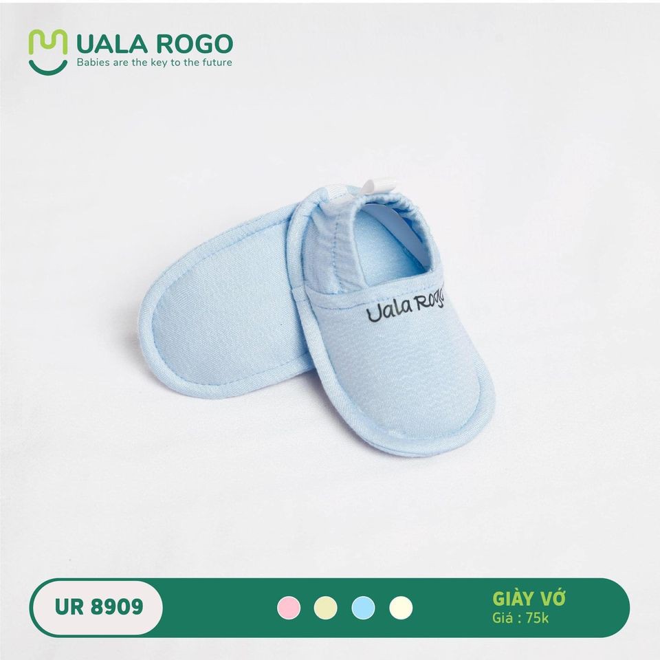 [Mã SKAMCLU8 giảm 10% cho đơn từ 100K] Giày Vớ Vải Size 0-6M UalaRogo