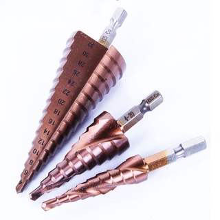 Mũi khoan bước HSS Coban M35 khoan inox chuôi lục giác