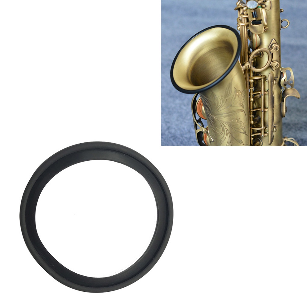 [GLOBAL] Saxophone Ring Mute Silicone Bell Protector Protective Ring for Tenor Sax Accessory