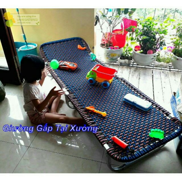 [Sỉ,lẻ] Giường gấp văn phòng đep Khung vuông