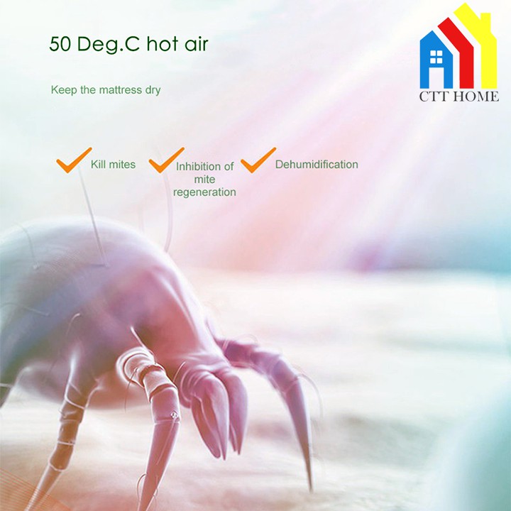[Có Sẵn] Máy Hút Bụi Giường Nệm Cầm Tay DEERMA-CM800 Diệt Khuẩn Bằng Tia UV | BigBuy360 - bigbuy360.vn
