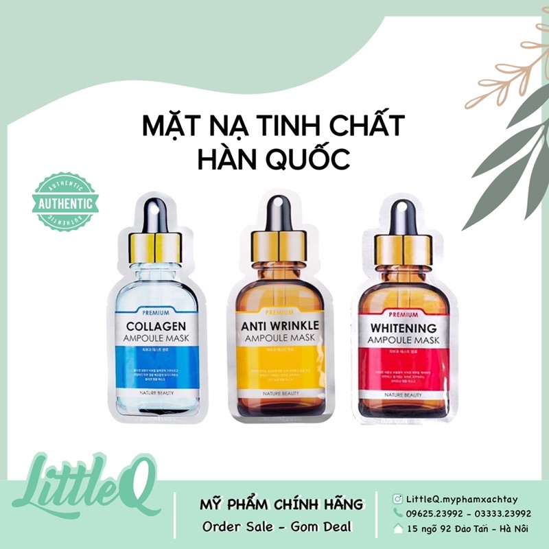 MẶT NẠ TINH CHẤT HÀN QUỐC HỘP 10m
