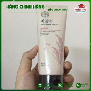 Sữa Rửa Mặt Sáng Da 🌟SẠCH 100% -CHÍNH HÃNG 🔥 Sữa Rửa Mặt Gạo the face shop an toàn cho da