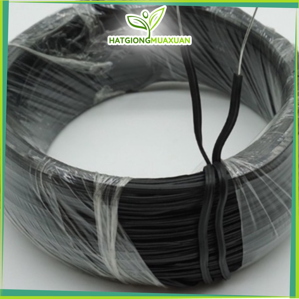 CUỘN DÂY BUỘC ĐEN LÕI THÉP BỌC NHỰA 1KG~700M