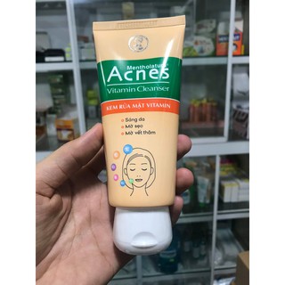Kem rửa mặt Acnes Vitamin Cleanser - sáng da mờ sẹo mờ vết thâm