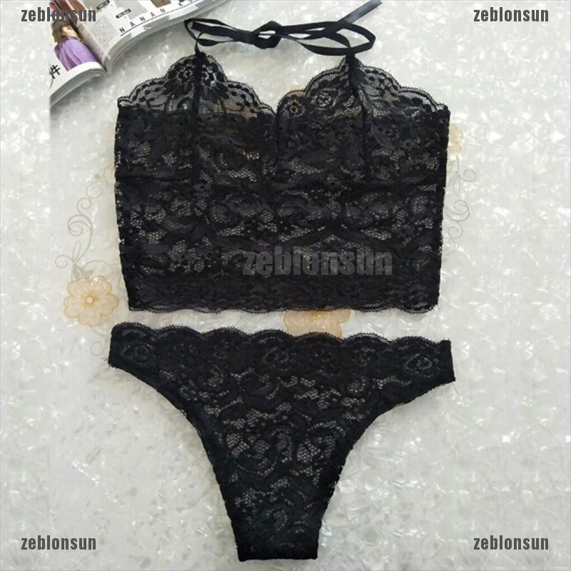 sun.vn Set áo quần lót 2 dây phối ren gợi cảm sexy cho nữ ☀# | BigBuy360 - bigbuy360.vn