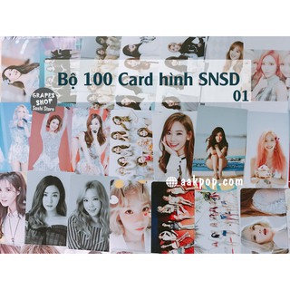 [SNSD] Bộ 100 card hình SNSD (Tặng kèm sổ card)