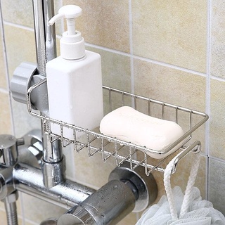Giá treo miếng rửa chén bằng inox - Giá treo gắn vòi nước bồn rửa chén