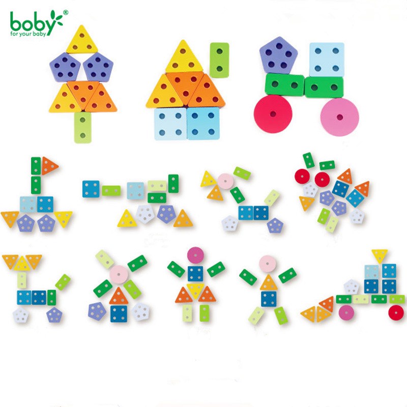 Đồ chơi montessori xếp khối hình cho bé - Đồ chơi trẻ em MH: 9000000277