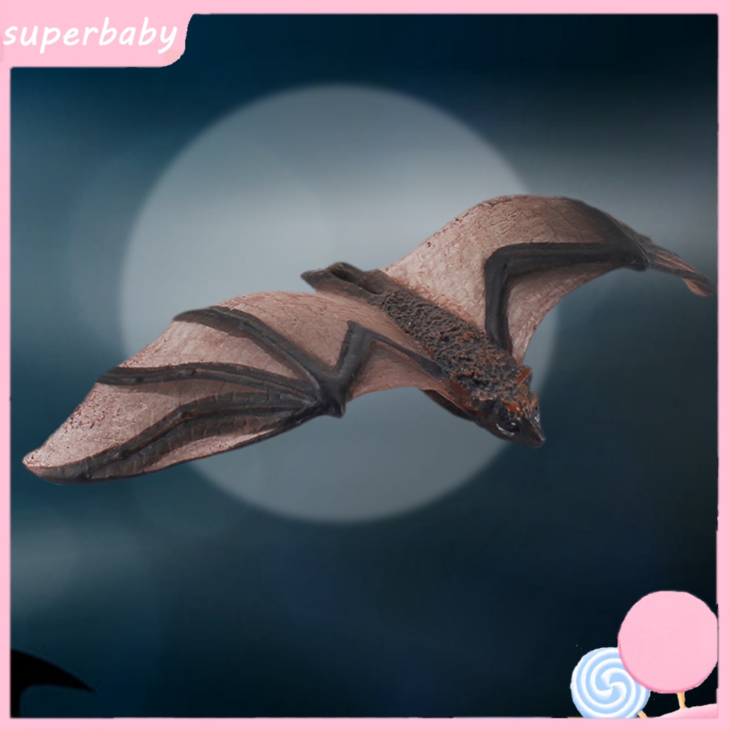 Mô Hình Con Dơi Bằng PVC Sống Động Như Thật Đa Ứng Dụng Cho Halloween