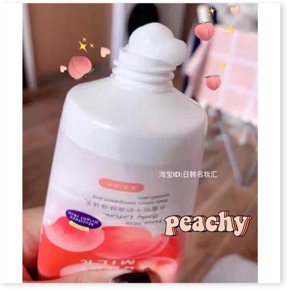 [Mã giảm giá] [ Hot Tiktok ]🍑 Kem Sữa Dưỡng Thể Trắng Da, Chống Nắng Toàn Thân Trái Đào Pure Milk Body Lotion Hương Nướ