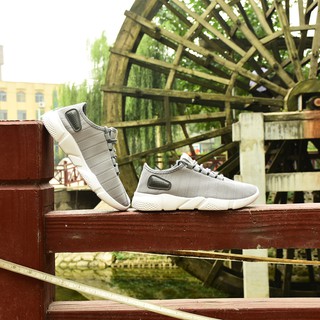 Giày Nam Sneaker POSA PSSP010 ( Đen - Xám ) .
