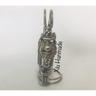 Móc Khóa Thủ Công Inox Hổ Phù (mẫu 20)