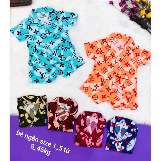 Bộ bijama cho bé size 8-45kg