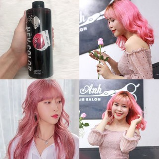 Thuốc nhuộm Phủ Bóng 5D Hàn Quốc Màu Hồng Đào chính hãng NEV-COLOR