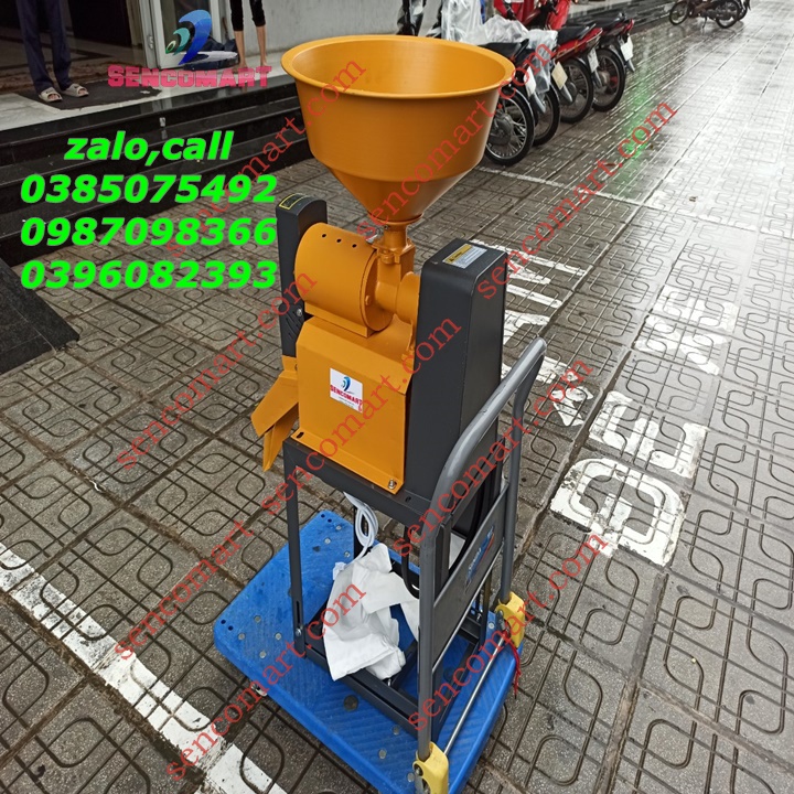 Máy xát gạo mini đa năng tách vỏ đậu,cà phê