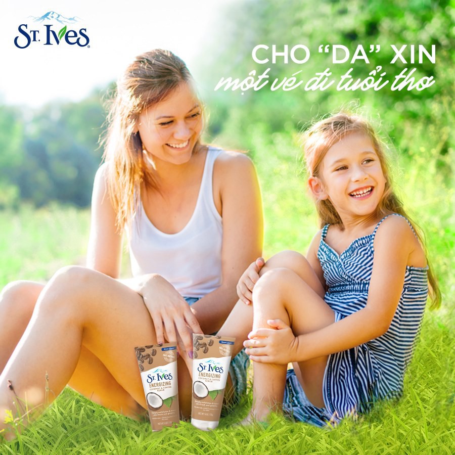 Sữa Rửa Mặt St.Ives  Tẩy Tế Bào Chết Dịu Nhẹ 170g - Skinfa