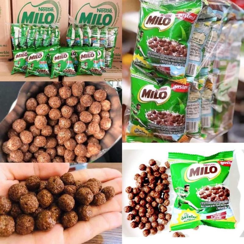 Bim bim Milo Thái - Ngũ cốc Ăn Sáng Milo Nestle - Gói 15gr [HÀNG MỚI VỀ]