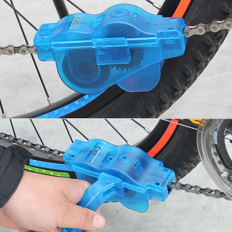 Dụng cụ làm sạch MOSOWORLD nhỏ gọn tiện lợi cho dây xích xe đạp leo núi MTB