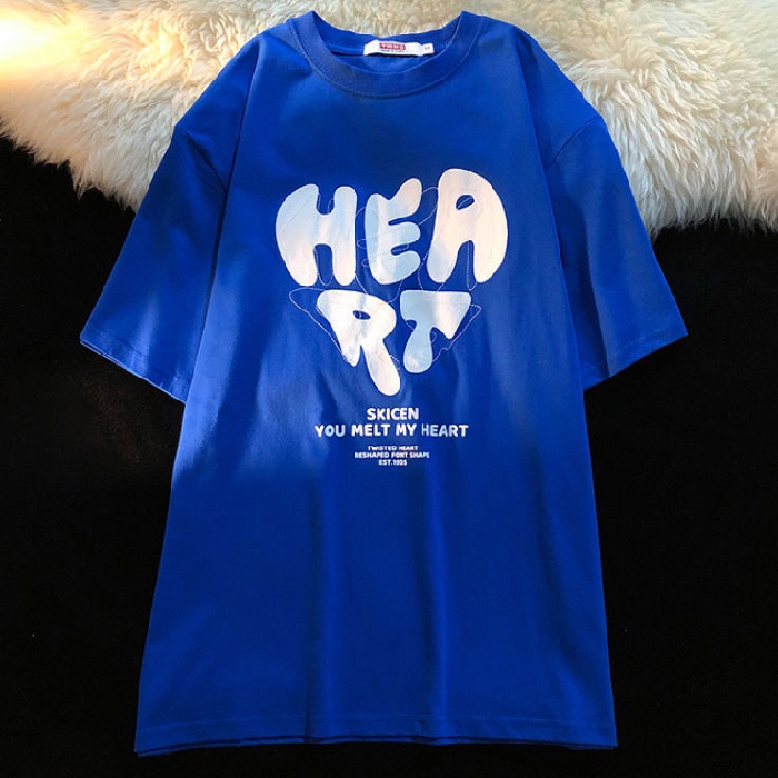 Áo Thun HIIXIIVI 100% cotton Tay Ngắn Cổ Tròn Thời Trang Mùa Hè Phong Cách Hàn Quốc Cho Nữ 2022