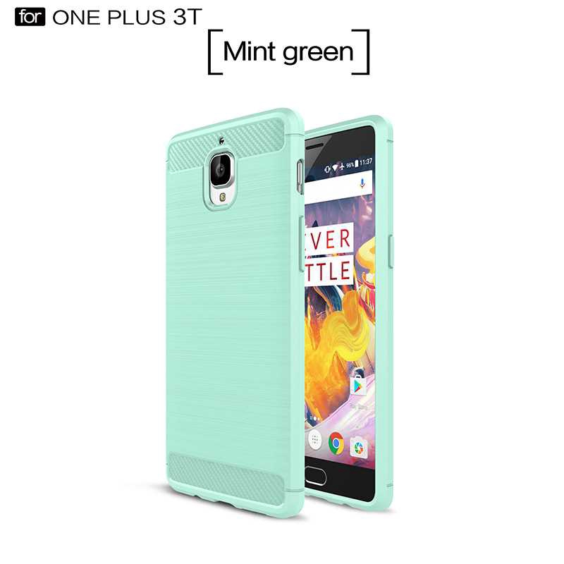 Oneplus 3T Case For Oneplus 3 Cell Phone Case Cover Fashion Shock Proof Soft Silicone 5.5"