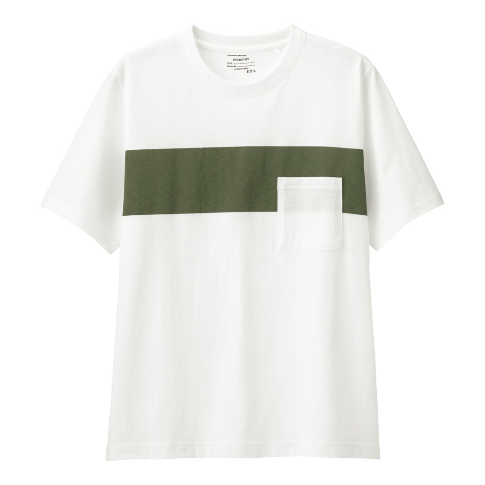 Áo Thun Nam GU Phối Màu Có Túi Chính Hãng 100% - GU Shop | BigBuy360 - bigbuy360.vn