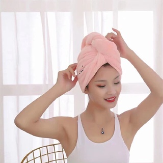Khăn Quấn ủ Tóc Siêu Thấm Hút, Lau Khô Siêu Tốc