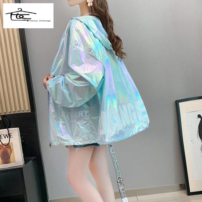 Áo Khoác Chống Nắng Tay Dài Dáng Rộng Thoáng Khí Thời Trang Mùa Hè Hàng Mới Dành Cho Bạn Nữ 2022