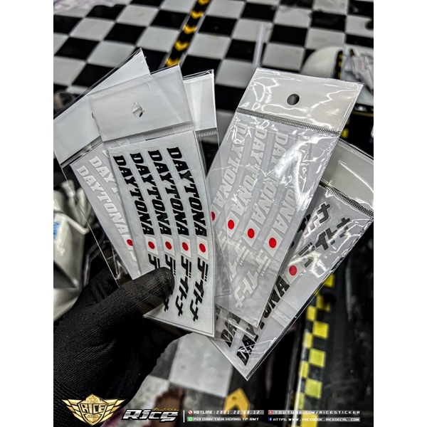 Tem dán niềng Daytona Ricedecal®️