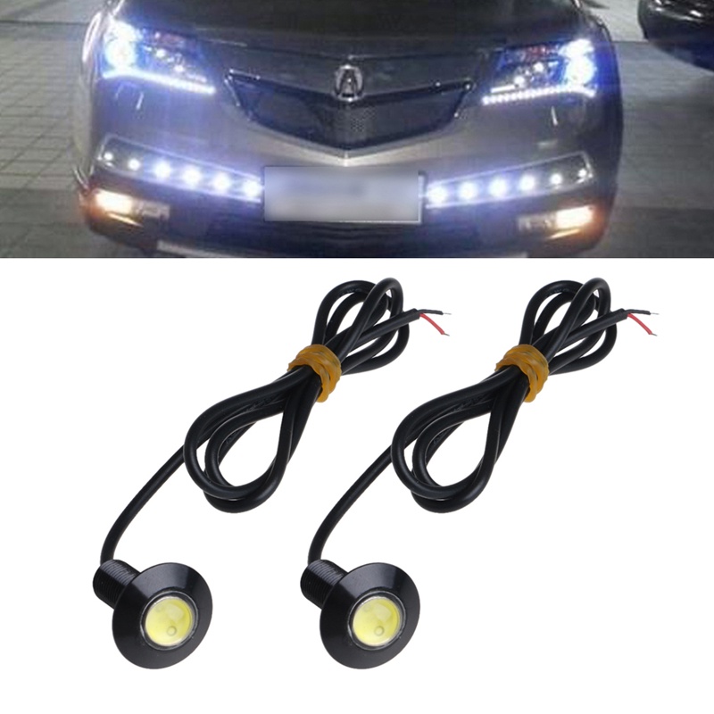 Bộ 2 Đèn LED DRL Siêu Mỏng 23mm 12V Chuyên Dụng Cho Xe Hơi