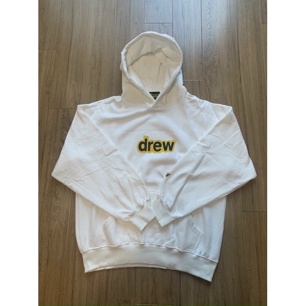 Áo hoodie drew chữ trắng