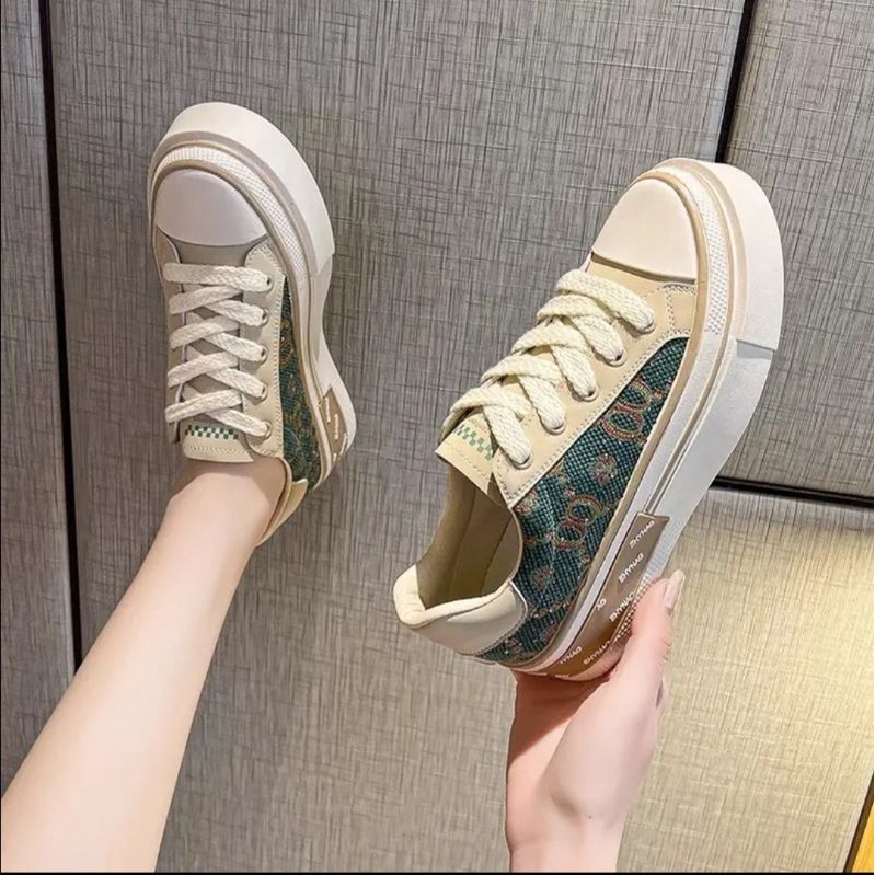 Giày Sneaker Thể Thao Nữ Tăng Chiều Cao Phong Cách Cá Tính (OO Hot Hit)