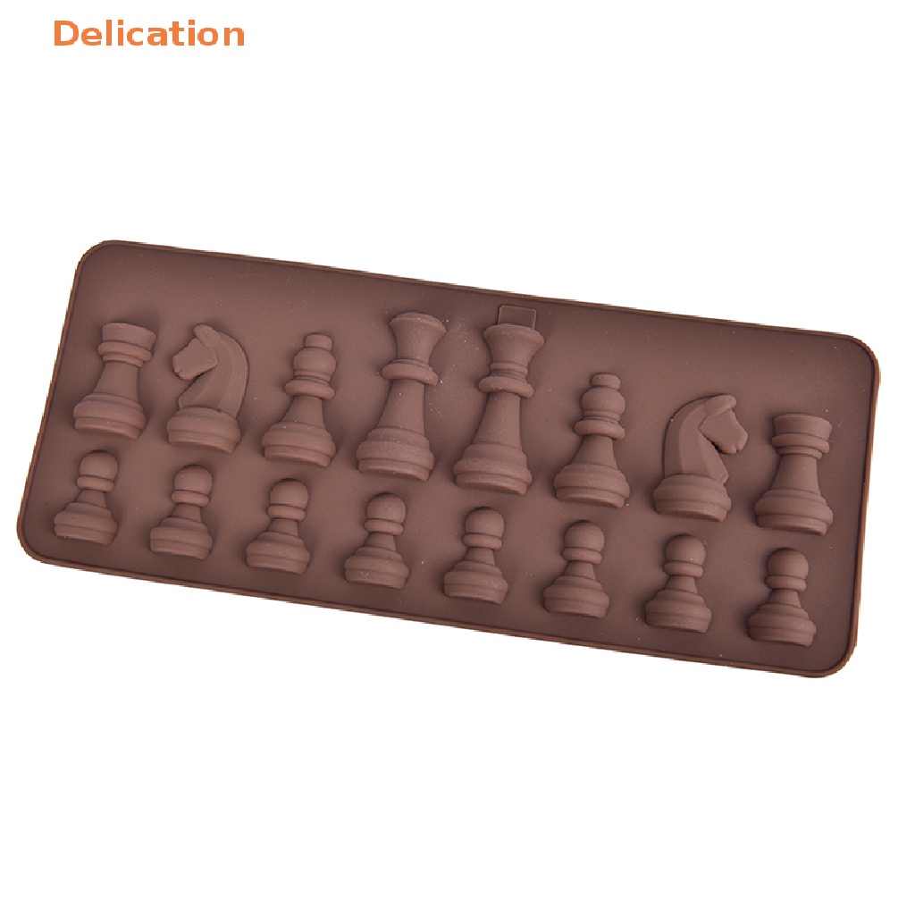 1 Khuôn Làm Bánh / Sô Cô La Hình Cờ Vua Bằng Silicone DIY