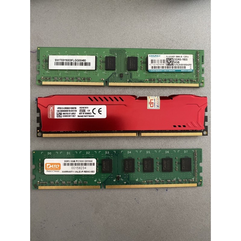 RAM DDR3/ 8Gb Bus 1600MHz Kingmax/ Kingston/ Gskill/ Corsair chính hãng | BigBuy360 - bigbuy360.vn